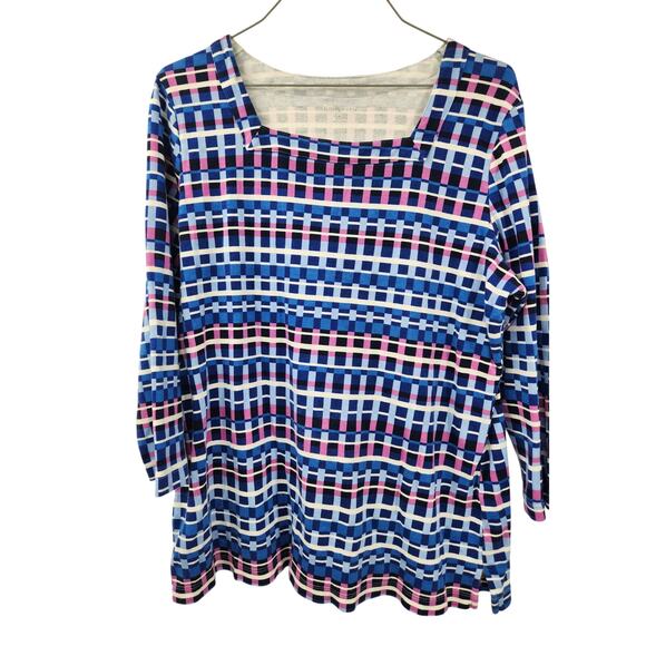 Kim Rogers Tops - Kim Rogers 3/4 Sleeve Top Womens Size Extra Large XL